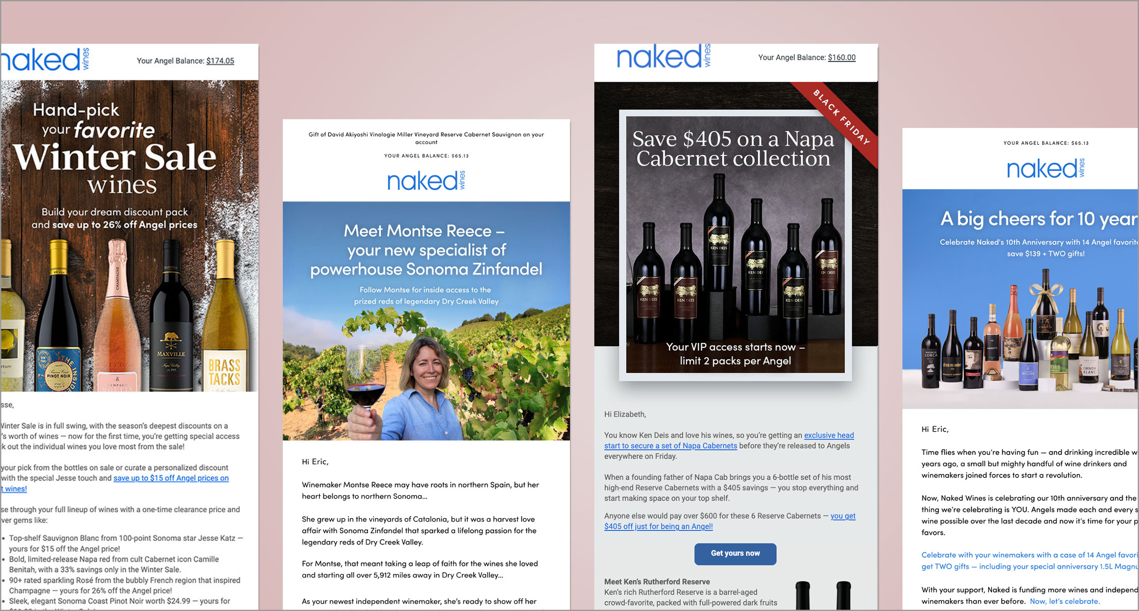 Naked Wines emails